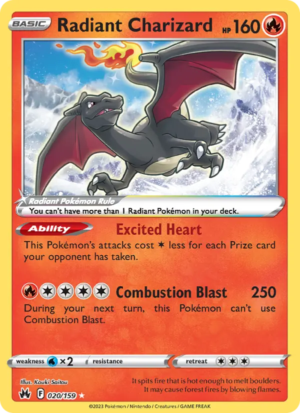 Card image of Radiant Charizard