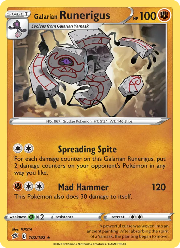 Card image of Galarian Runerigus