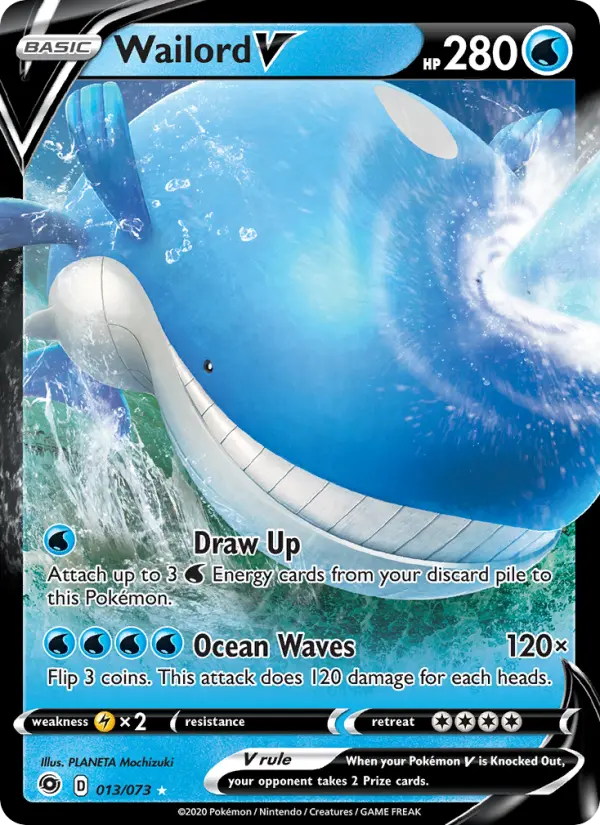 Card image of Wailord V