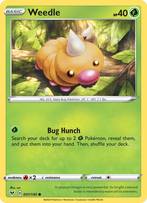 Card image of Weedle