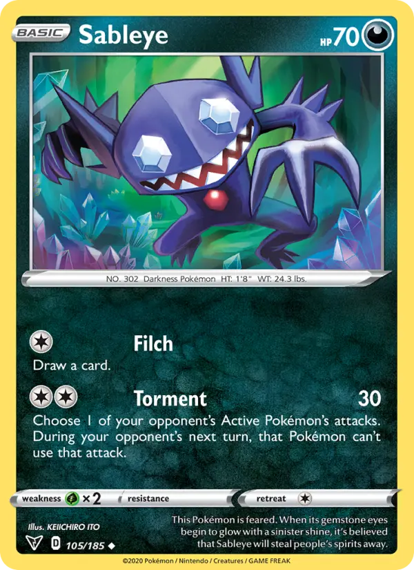Card image of Sableye