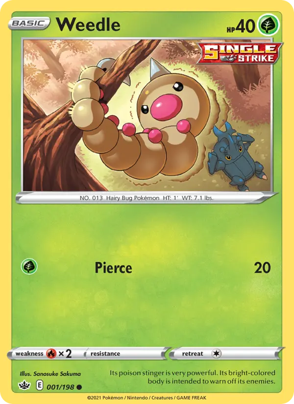 Card image of Weedle