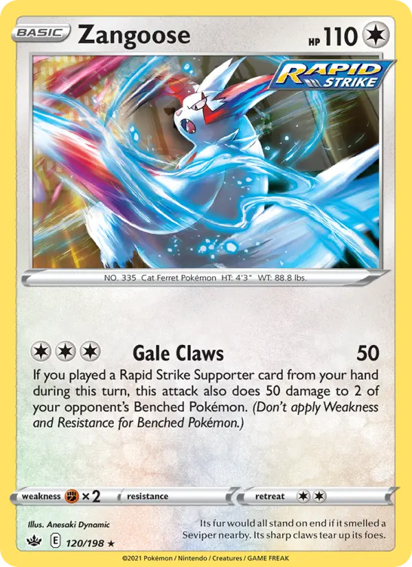 Card image of Zangoose