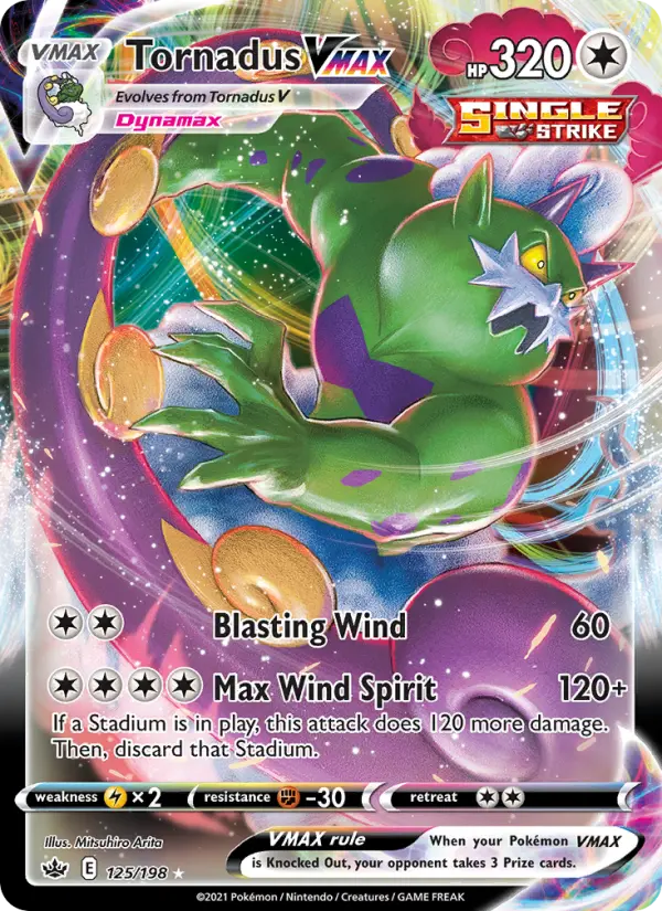 Card image of Tornadus VMAX