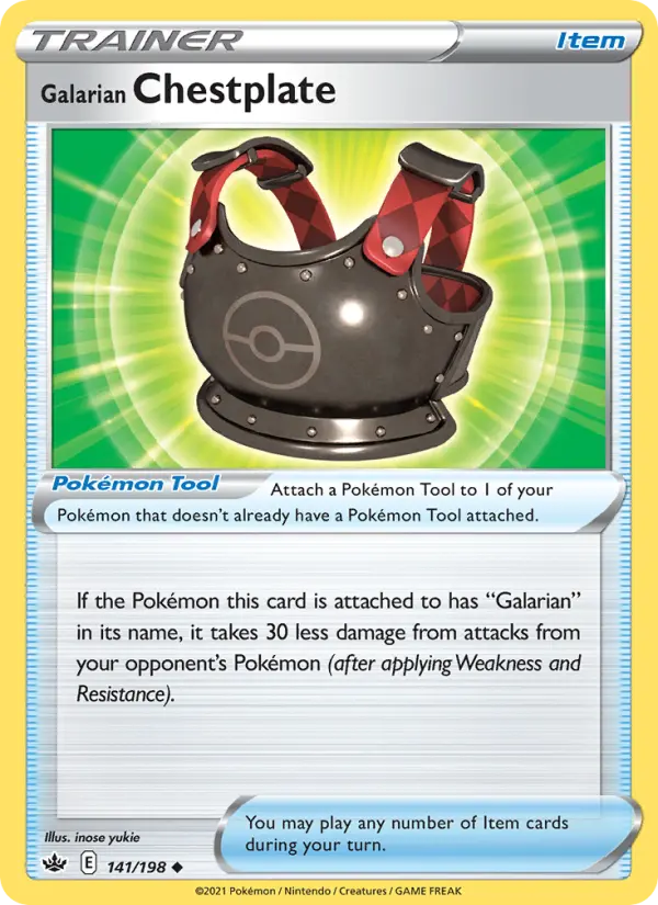 Card image of Galarian Chestplate