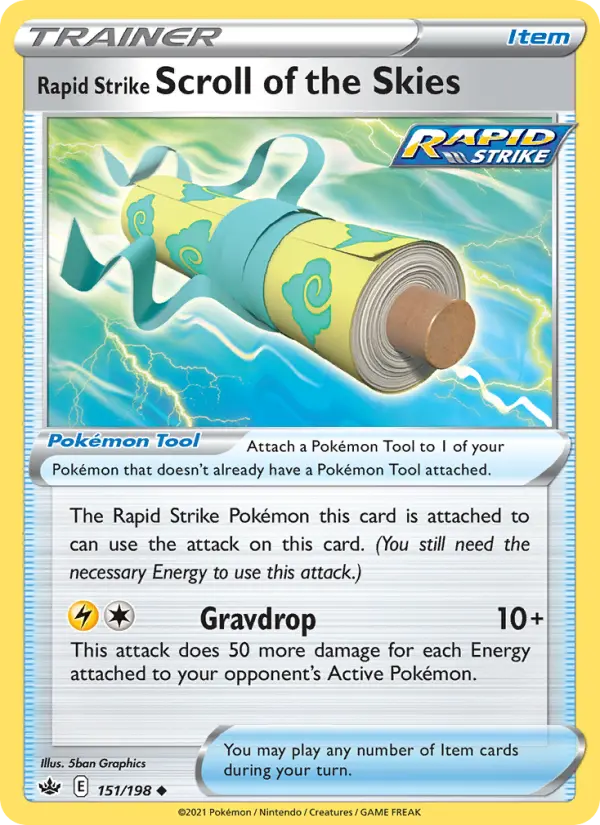 Card image of Rapid Strike Scroll of the Skies