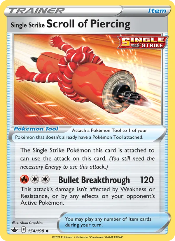 Card image of Single Strike Scroll of Piercing
