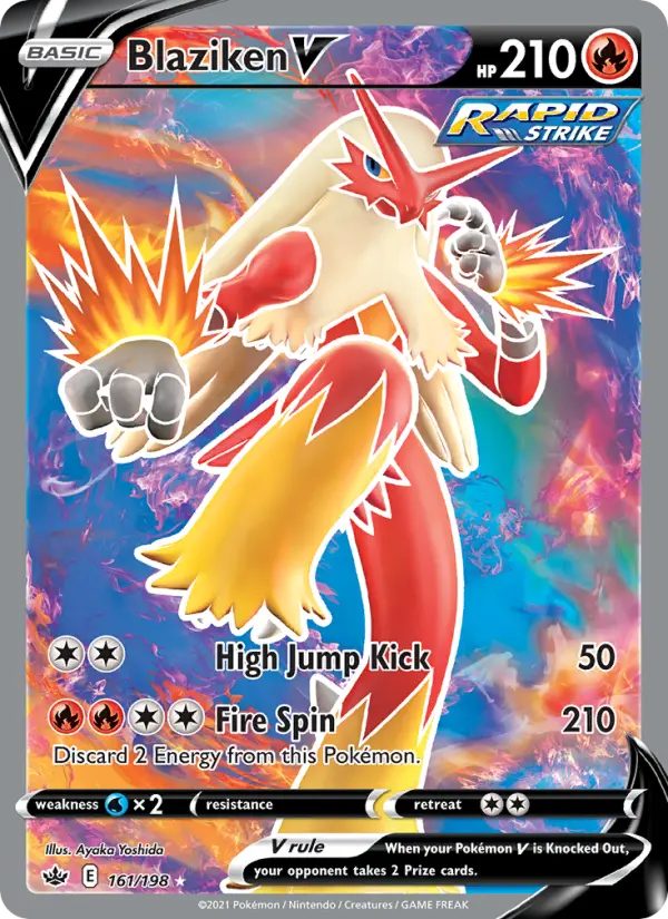 Card image of Blaziken V