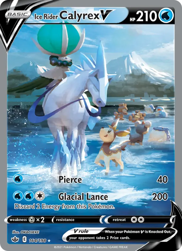 Card image of Ice Rider Calyrex V