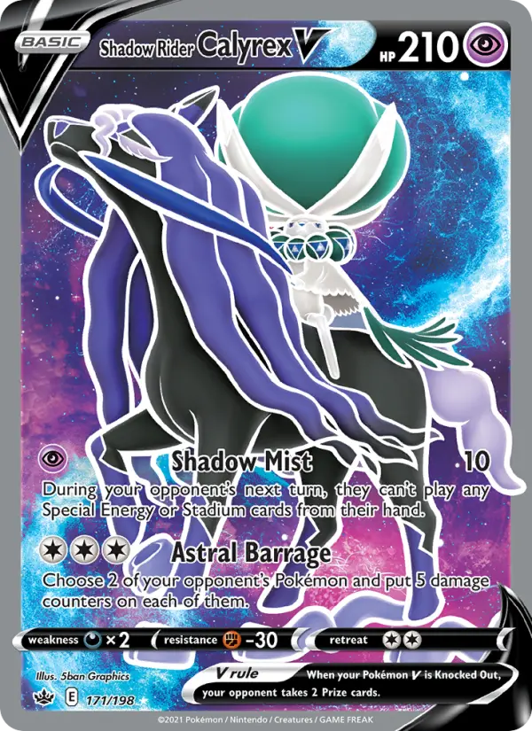 Card image of Shadow Rider Calyrex V