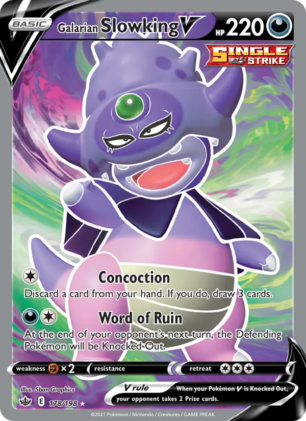 Card image of Galarian Slowking V