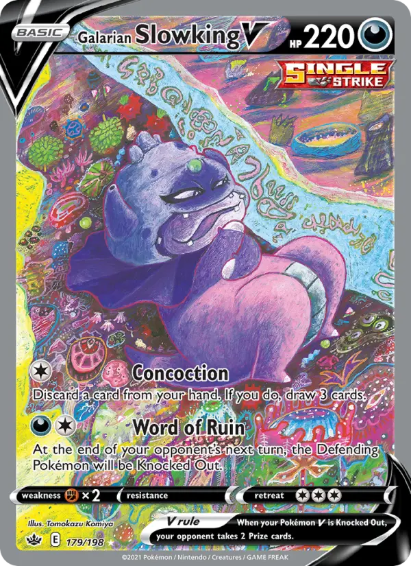 Card image of Galarian Slowking V