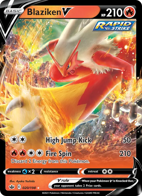 Card image of Blaziken V