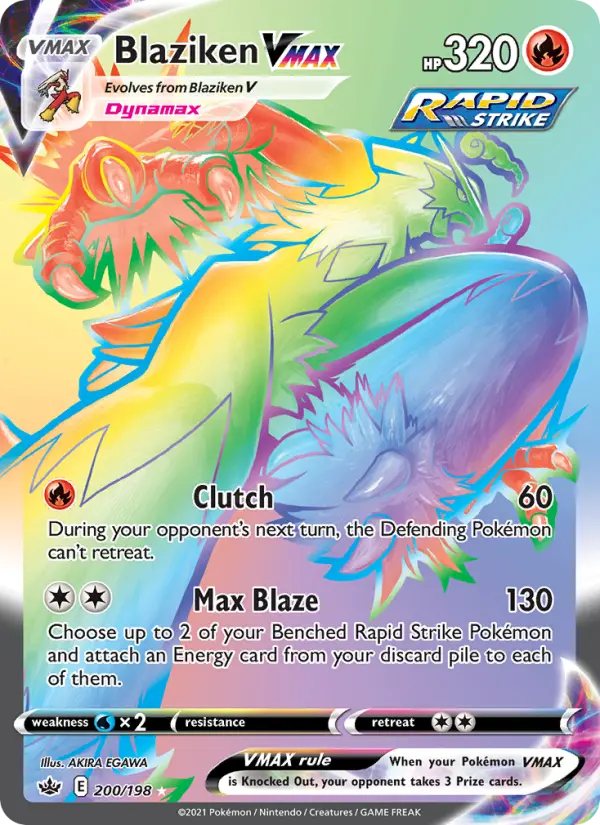 Card image of Blaziken VMAX