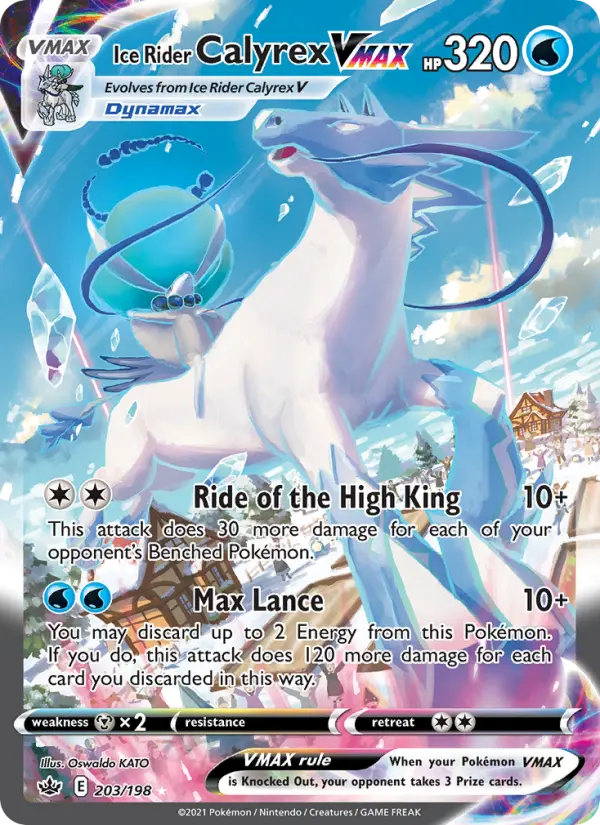 Card image of Ice Rider Calyrex VMAX