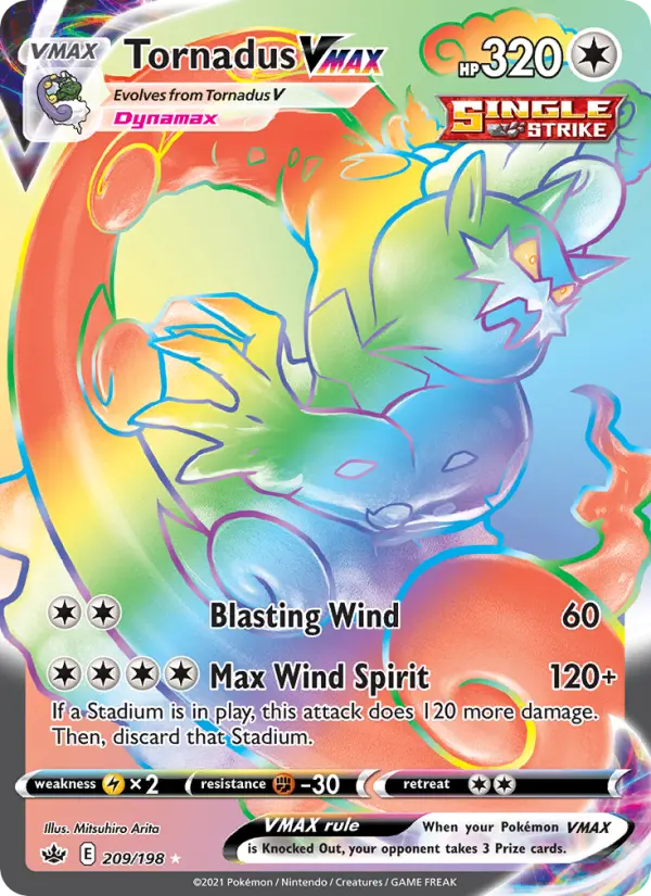 Card image of Tornadus VMAX
