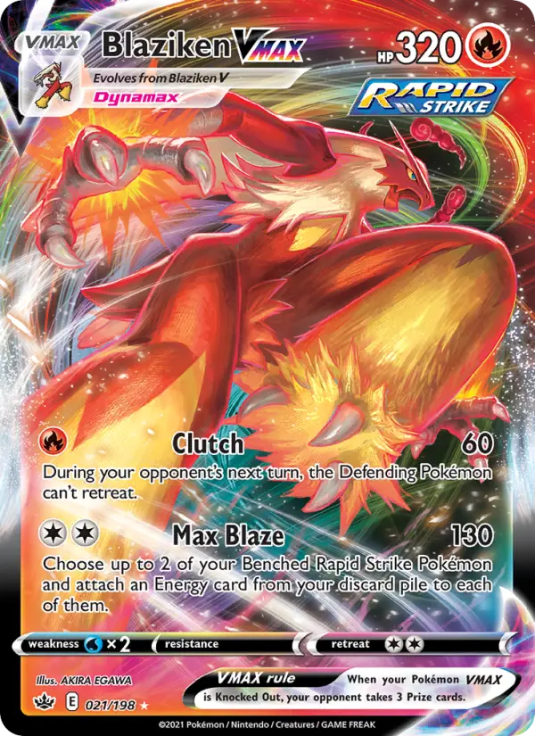 Card image of Blaziken VMAX