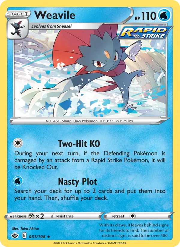 Card image of Weavile