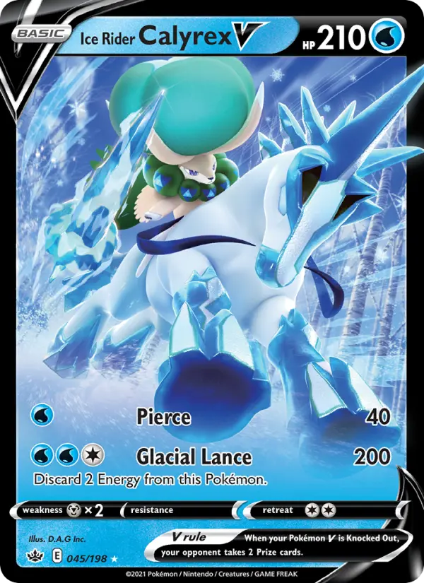 Card image of Ice Rider Calyrex V