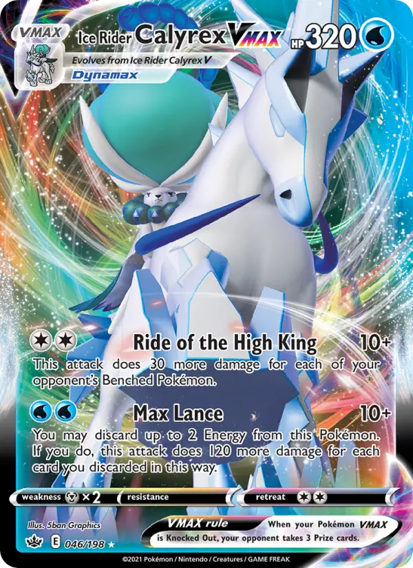 Card image of Ice Rider Calyrex VMAX