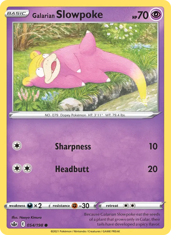 Card image of Galarian Slowpoke