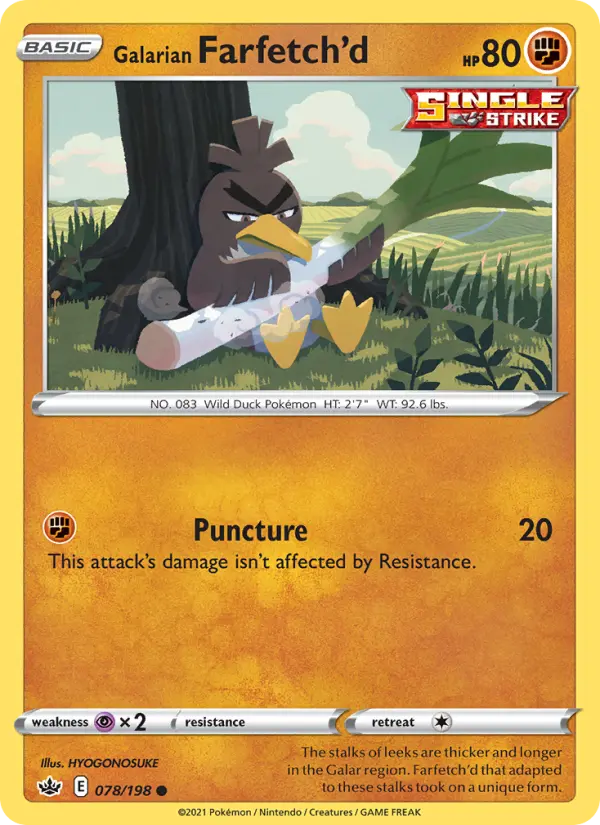 Card image of Galarian Farfetch'd