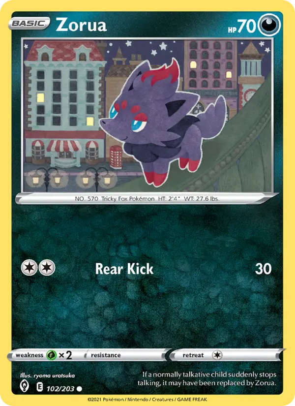 Card image of Zorua