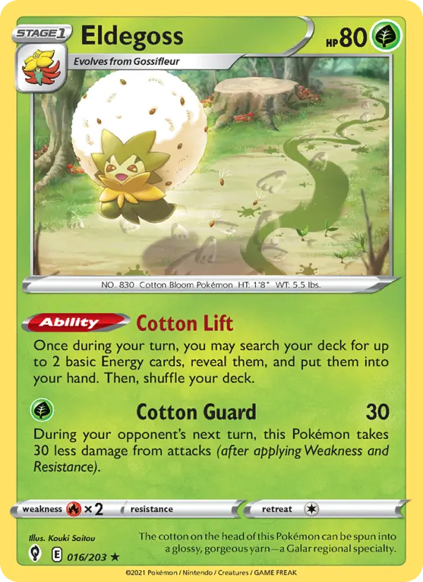 Card image of Eldegoss