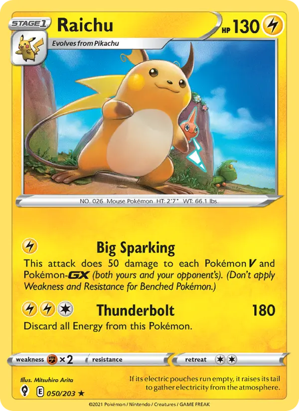 Card image of Raichu