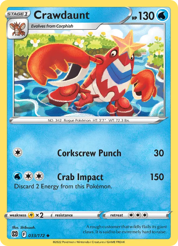 Card image of Crawdaunt