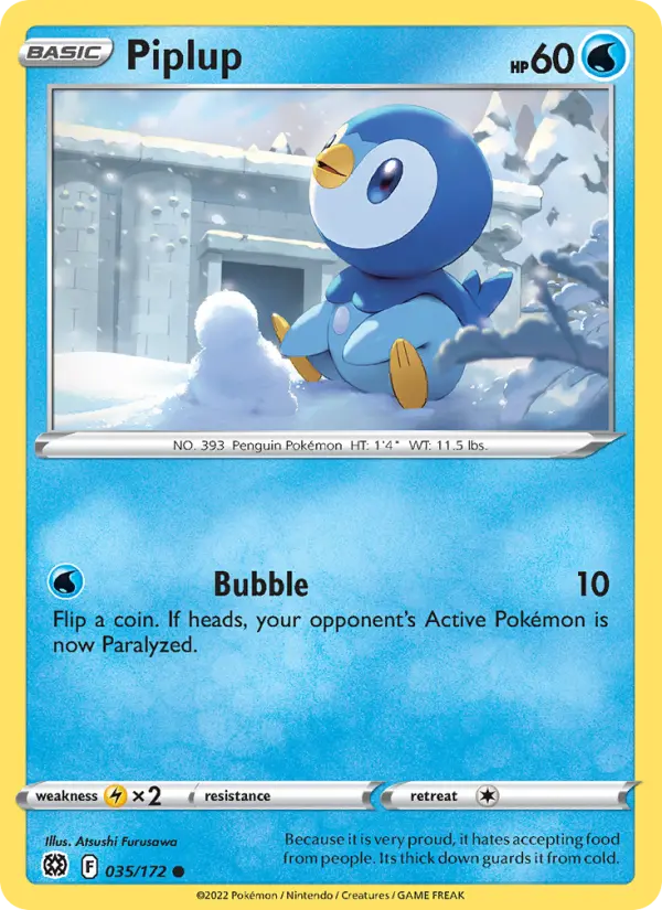 Card image of Piplup