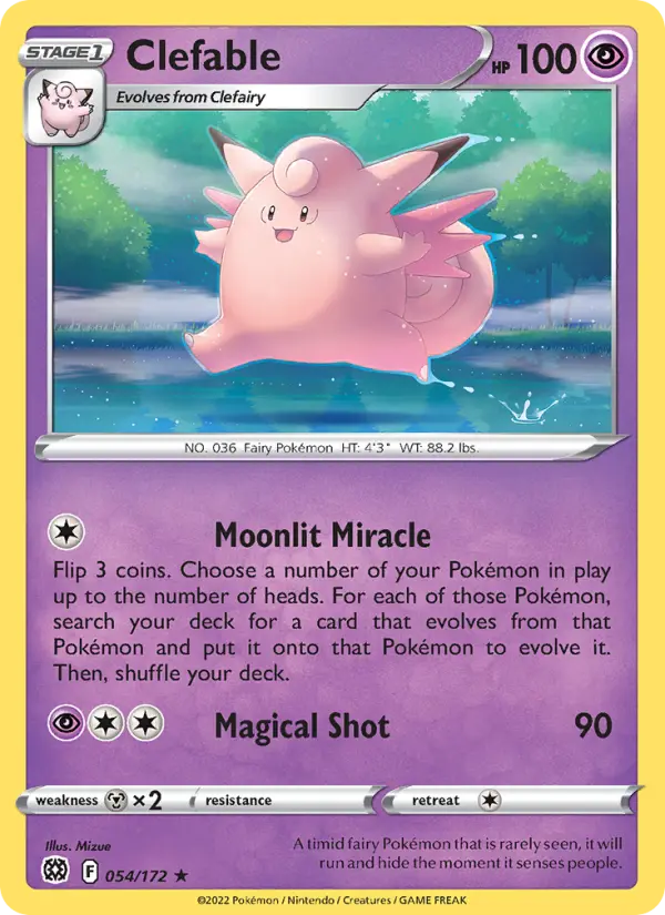 Card image of Clefable