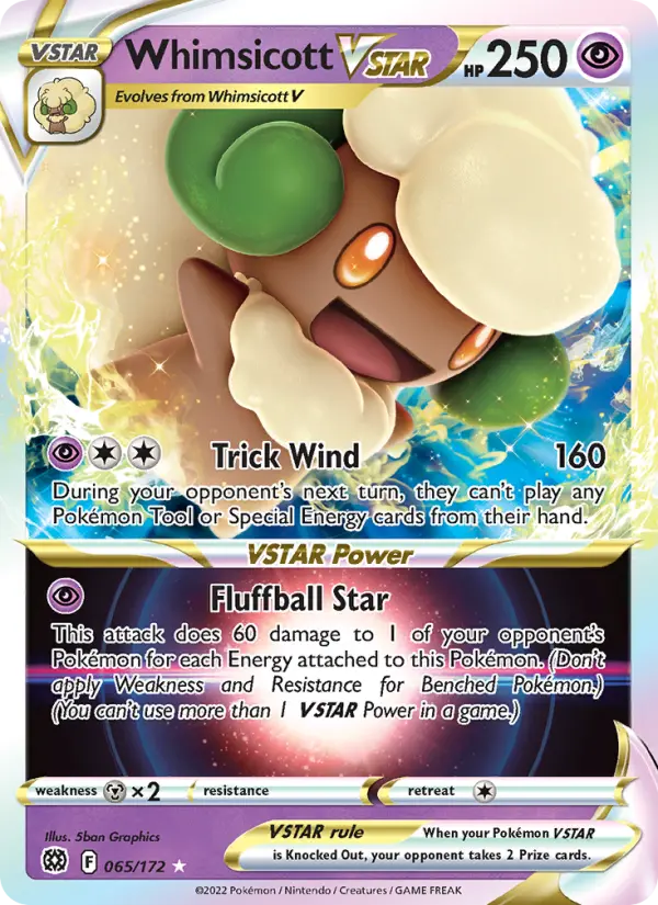 Card image of Whimsicott VSTAR