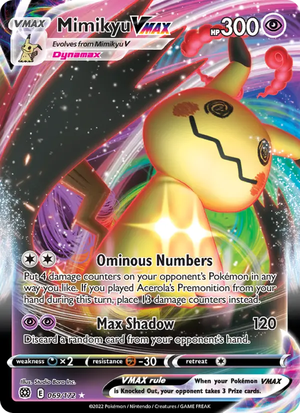 Card image of Mimikyu VMAX