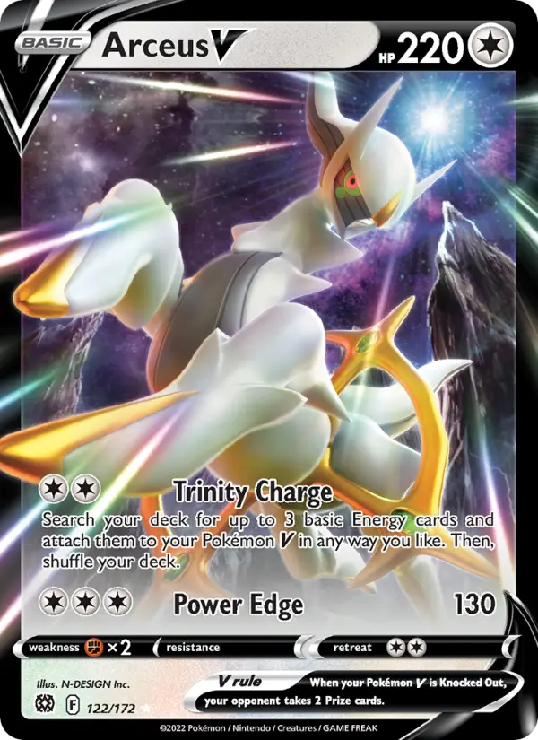 Card image of Arceus V