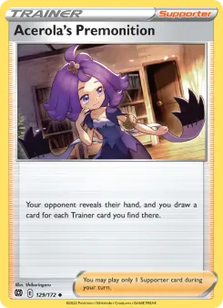Card image of Acerola's Premonition