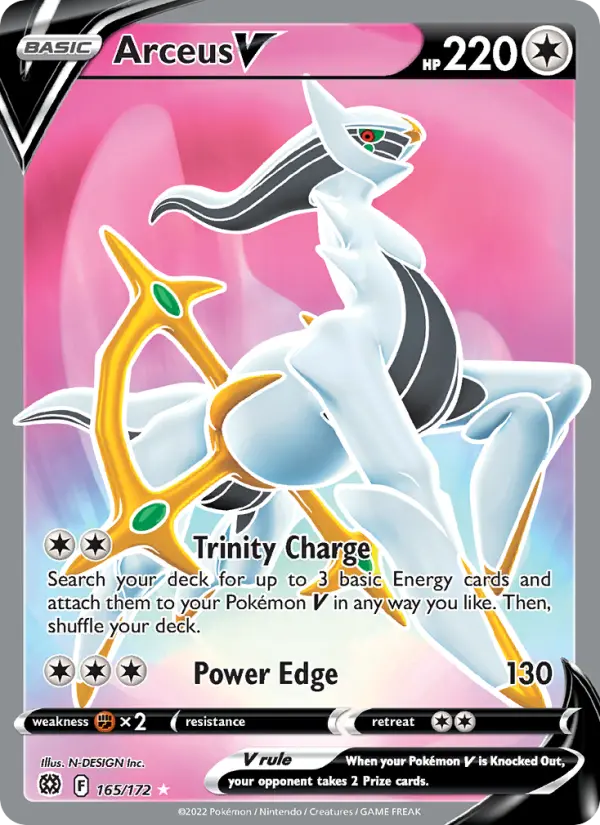 Card image of Arceus V