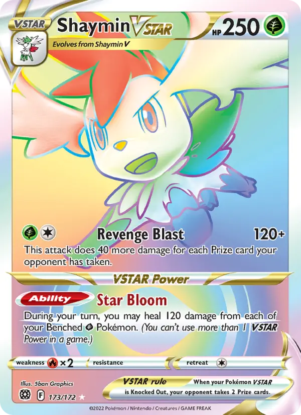 Card image of Shaymin VSTAR