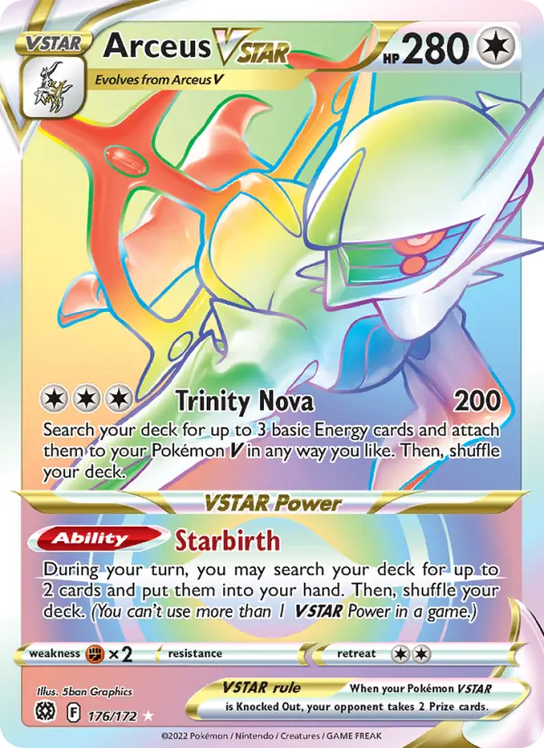 Card image of Arceus VSTAR