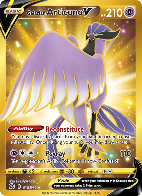 Card image of Galarian Articuno V