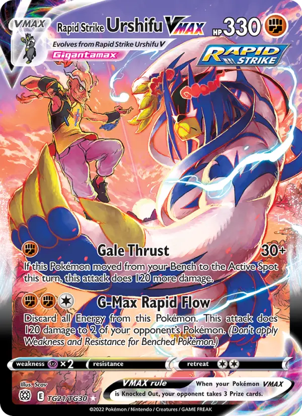 Card image of Rapid Strike Urshifu VMAX