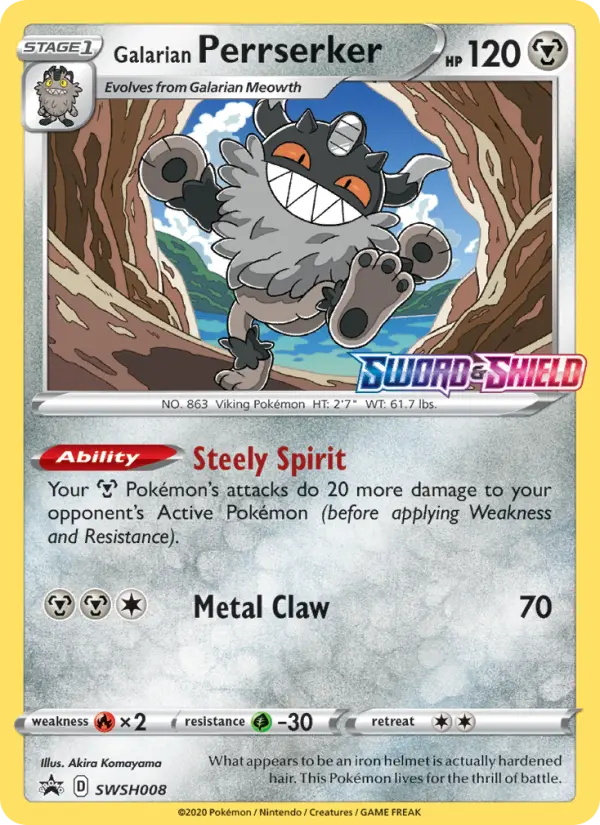 Card image of Galarian Perrserker