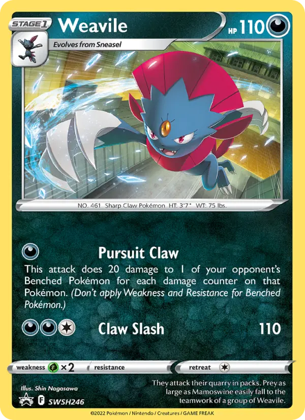 Card image of Weavile