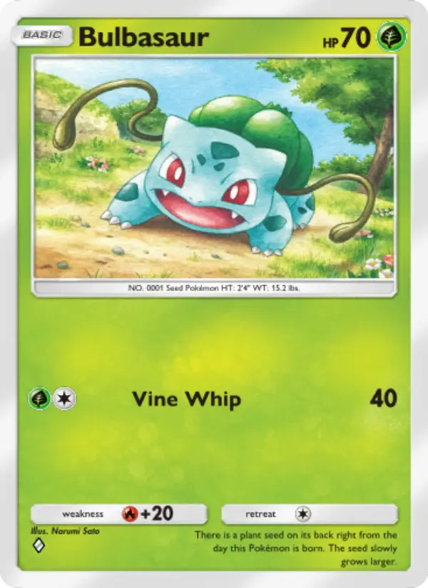 Card image of Bulbasaur