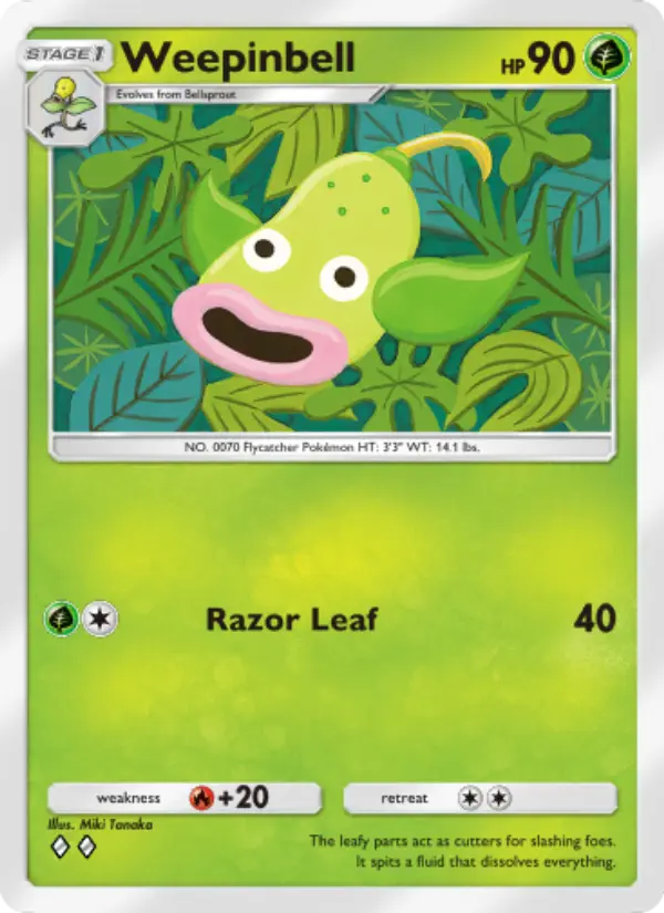 Card image of Weepinbell