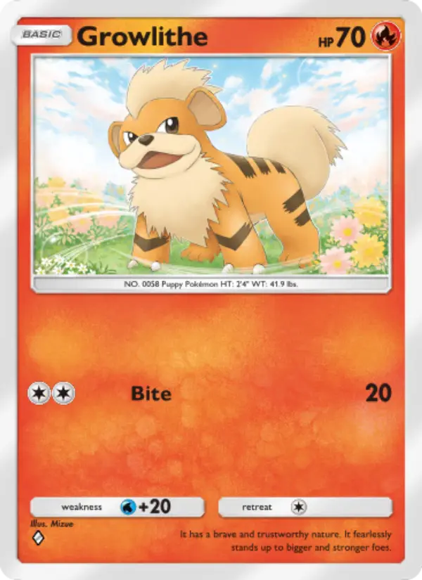Card image of Growlithe