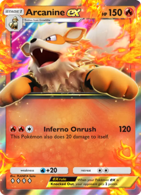 Card image of Arcanine ex