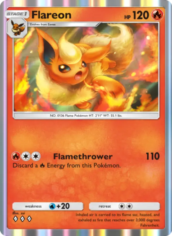 Card image of Flareon
