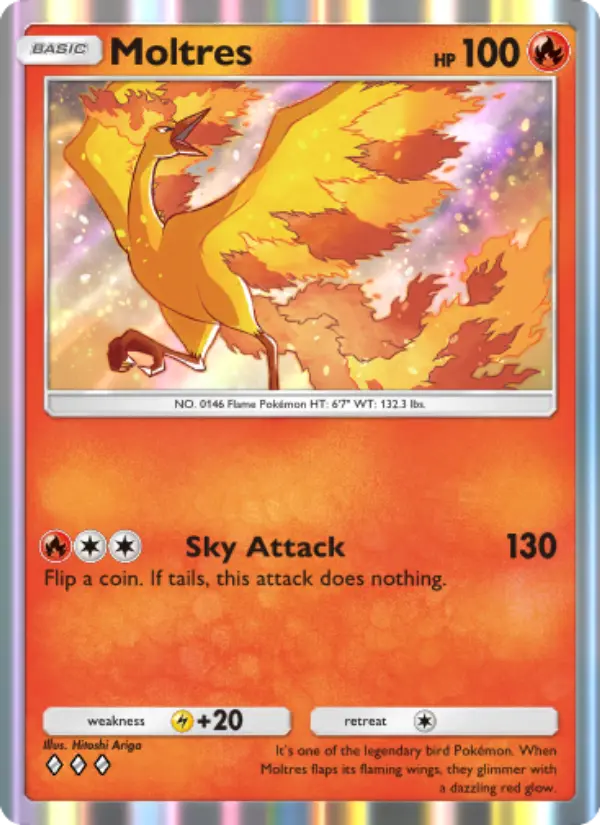 Card image of Moltres