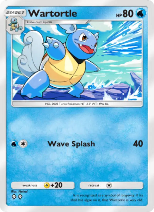 Card image of Wartortle